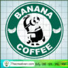 Banana Coffee SVG, Minions Coffee SVG, Minions SVG