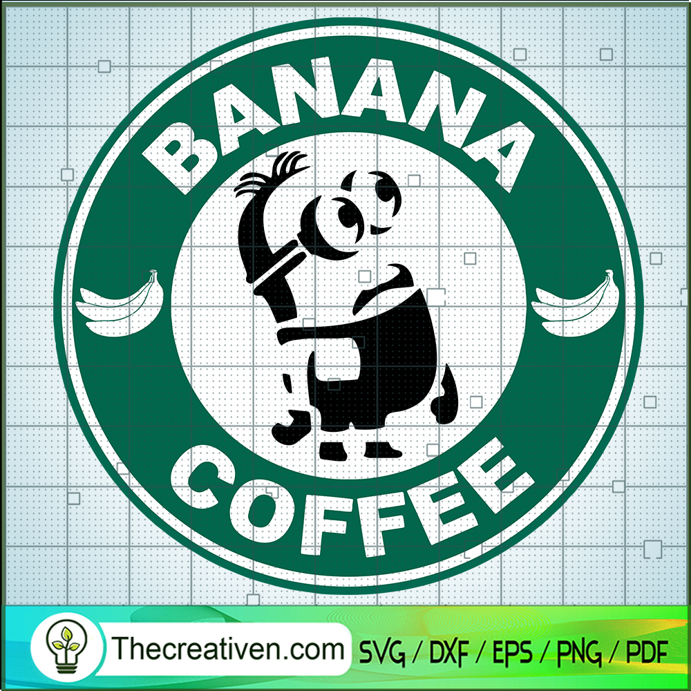 Banana Coffee SVG, Minions Coffee SVG, Minions SVG 1 Banana Coffee SVG, Minions Coffee SVG, Minions SVG