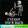 I've Got Your Back SVG, Skeleton Take Bone SVG, Funny Halloween SVG