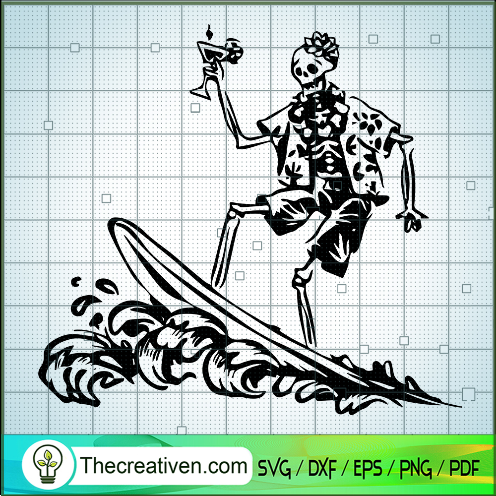 Skeleton Surf SVG, Skeleton Summer Vacation SVG, Funny Skeleton SVG 1 Skeleton Surf SVG, Skeleton Summer Vacation SVG, Funny Skeleton SVG