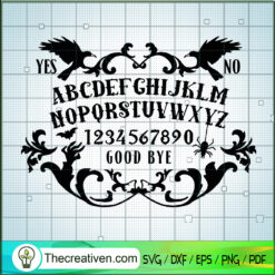 Summons Board SVG, Ouija Board SVG, Halloween SVG
