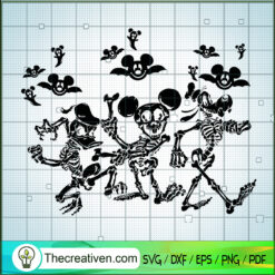 Mickey And Donald Duck And G SVG Cut File for Cricut