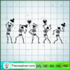 Skeleton Dancing With Mickey SVG Cut File for Cricut