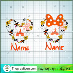 Disney Halloween Personalized SVG Cut File for Cricut & Silhouette