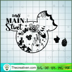 Down Main Street SVG, Disney Trick Or Treat SVG, Disney Halloween SVG