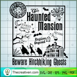 The Haunted Mansion SVG Cut File for Cricut & Silhouet Design 110119