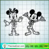 Disney Mickey Skeleton SVG Cut File for Cricut & Silhouette