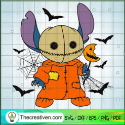 Stitch Sam Trick Or Treat SVG Cut File for Cricut & Silhouette