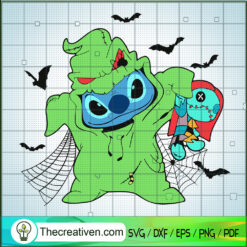 Stitch Oogie Boogie Take Sally SVG Cut File for Cricut & Silhouette