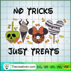 No Trick Just Treats SVG, Disney Snackgoals SVG, Disney Halloween SVG