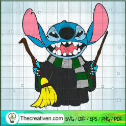 Stitch Harry Potter SVG, Stitch Magic SVG, Funny Stitch SVG