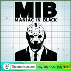 Jason Voorhees MIB SVG Cut File for Cricut & Silhouette