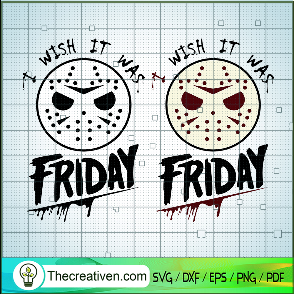 I With It Was Friday SVG Cut File for Cricut & Silhouette 1 I With It Was Friday SVG Cut File for Cricut & Silhouette