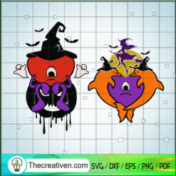 Bad Heart Halloween SVG, Bad Bunny Halloween SVG, Happy Halloween SVG