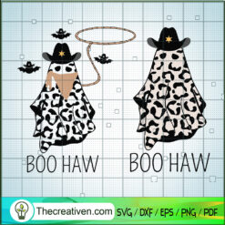 Boo Haw SVG, Boo Cow Boy SVG, Boo Halloween SVG