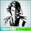 Darth Vader Half Face SVG, Star Wars SVG, Heroes SVG