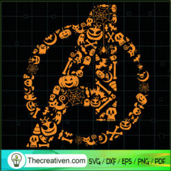 Avengers Logo Halloween SVG, Avengers SVG, Happy Halloween SVG