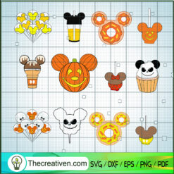 Disney Mickey Snackgoals Bundle SVG Cut File for Cricut & Silhouette