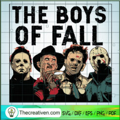 The Boys Of Fall SVG Cut File for Cricut & Silhouette