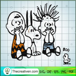Snoopy Boo SVG, Funny Halloween SVG, Snoopy Characters SVG