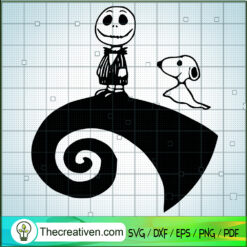 Jack Skellington And Snoopy SVG Cut File for Cricut & Silhouette