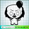 Chibi Pennywise SVG, IT Horror Movie SVG, Horror Halloween SVG