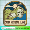 Camp Crystal Lake Badge T Shirt gigapixel standard scale 4 00x copy