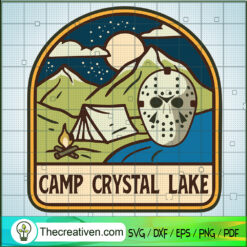 Camp Crystal Lake SVG Cut File for Cricut & Silhouette Design 111815