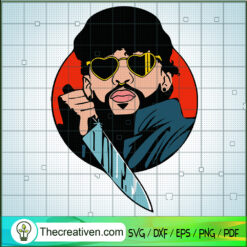 Bad Bunny Michael Myers SVG, Bad Bunny Horror SVG, Halloween SVG