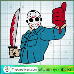 Jason Voorhees Like SVG, Horror Characters SVG, Horror Halloween SVG