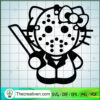 Hello Kitty Jason Voorhees SVG, Horror Kitty SVG, Halloween SVG 2 4 copy 8