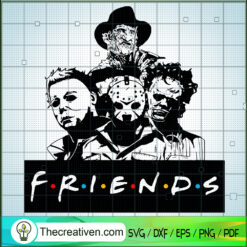 Horror Friends SVG Cut File for Cricut & Silhouette