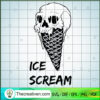 Ice Scream SVG, Horror Ice Cream SVG, Skull Halloween SVG