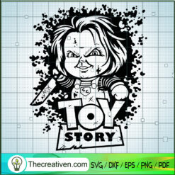 Toy Story Chucky SVG, Toy Story Horror SVG, Halloween SVG
