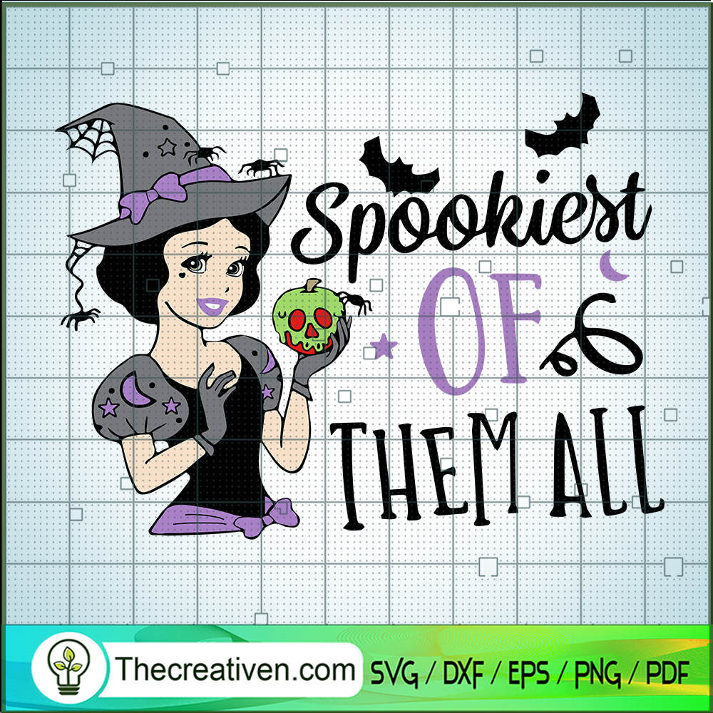 Spookiest Of Them All SVG Cut File for Cricut & Silhouette 1 Spookiest Of Them All SVG Cut File for Cricut & Silhouette