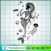 Mermaid Skeleton SVG, Skelemaid SVG, Happy Halloween SVG 3 17 copy 7