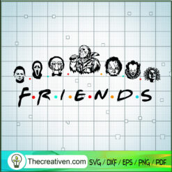 Horror Face SVG, Horror Friends SVG, Halloween Friends SVG