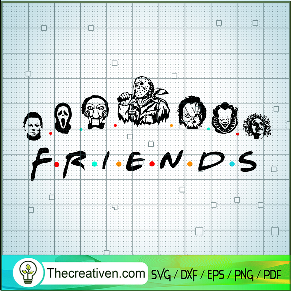 Horror Face SVG, Horror Friends SVG, Halloween Friends SVG 1 Horror Face SVG, Horror Friends SVG, Halloween Friends SVG