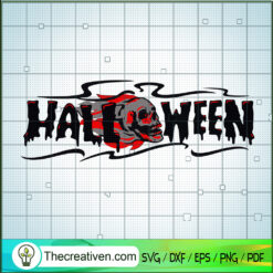 Halloween Skull SVG, Horror Skull SVG, Happy Halloween SVG