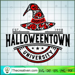 Halloweentown University SVG Cut File for Cricut & Sil Design 112939