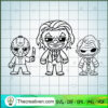 Outline Horror SVG, Jason Michael And Joker SVG, Halloween SVG
