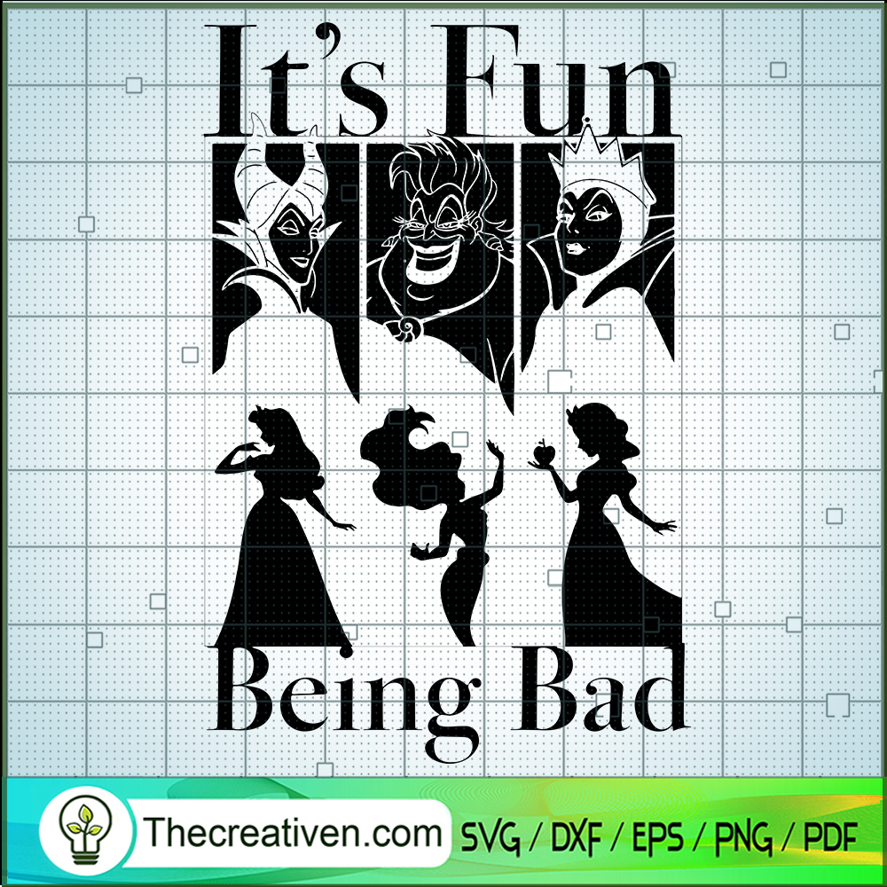 It's Fun Being Bad SVG, Villains Witch SVG, Disney Princess SVG 1 It's Fun Being Bad SVG, Villains Witch SVG, Disney Princess SVG