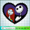 Jack And Sally Couple SVG Cut File for Cricut & Silhouette