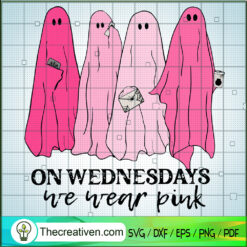 On Wednesdays We Wear Pink SVG Cut File for Cricut & S Design 112990