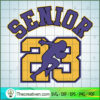 Senior 2023 Football SVG, Air Senior SVG, School Senior 2023 SVG 3 Air Senior 23 Football copy