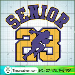 Senior 2023 Football SVG, Air Senior SVG, School Senior 2023 SVG