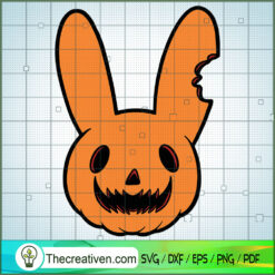 Bad Bunny Pumpkin Logo SVG Cut File for Cricut & Silhouette