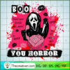 Boo You Horror SVG, Scream Ghost SVG, Horror Characters SVG