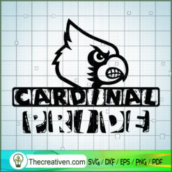 Cardinal Pride SVG, Mascot SVG, Cardinals SVG