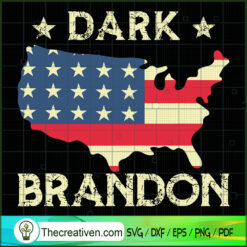Dark Brandon Saving America SVG, America Flag SVG, Anti Biden SVG